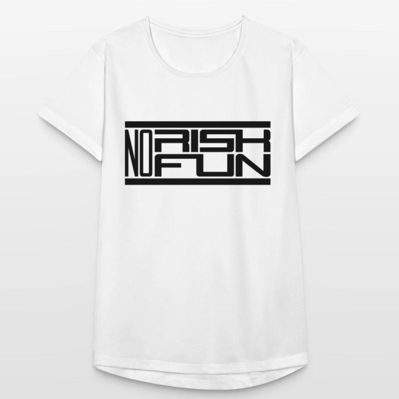 bar pas de risque pas de plaisir réclamation risque danger T-shirt respirant Femme