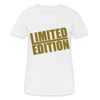 limited edition - Frauen T-Shirt atmungsaktiv - Weiß - Vorne - AI Model Female 172 dark (172cm)