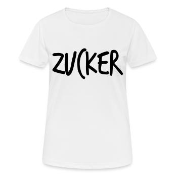 Partnerlook - Zimt und Zucker - Frauen T-Shirt atmungsaktiv - Weiß - Vorne - AI Model Female 172 dark (172cm)