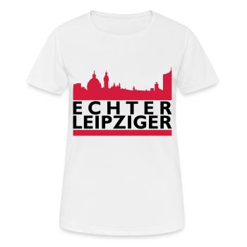 Real Leipzig - Women's Breathable T-Shirt - white - Front - AI Model Female 172 dark (172cm)