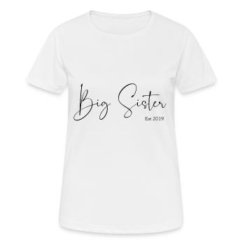 Big Sister 2019 - Women's Breathable T-Shirt - white - Front - AI Model Female 172 dark (172cm)