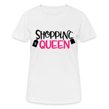 Shopping Queen - Women's Breathable T-Shirt - white - Front - AI Model Female 172 dark (172cm)