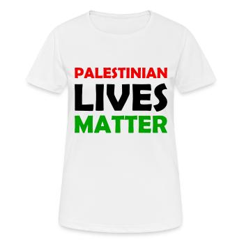 Palestinian Lives Matter - Palestine - Palestina - Women's Breathable T-Shirt - white - Front - AI Model Female 172 dark (172cm)