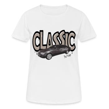 Classic Car W140 Remake - Frauen T-Shirt atmungsaktiv - Weiß - Vorne - AI Model Female 172 dark (172cm)