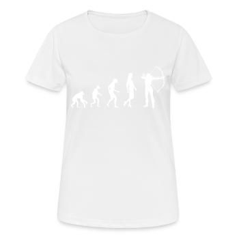 Archer Archer Entraînement Archer - T-shirt respirant Femme - blanc - Devant - AI Model Female 172 dark (172cm)