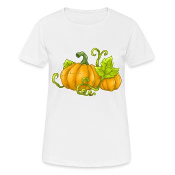 Citrouille - T-shirt respirant Femme - blanc - Devant - AI Model Female 172 dark (172cm)