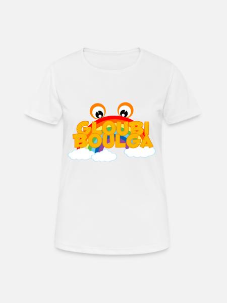 gloubiboulga - T-shirt respirant Femme - blanc