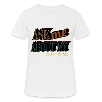 editer drive sayings coffeecups literature humor - Women's Breathable T-Shirt - white - Front - AI Model Female 172 dark (172cm)