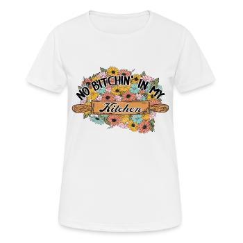 Boulangerie Baker Boulangerie Boulangerie Gâteau de confiserie - T-shirt respirant Femme - blanc - Devant - AI Model Female 172 dark (172cm)