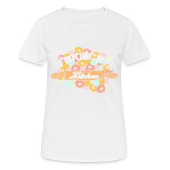 Boulangerie Baker Boulangerie Boulangerie Gâteau de confiserie - T-shirt respirant Femme - blanc - Devant - AI Model Female 172 dark (172cm)
