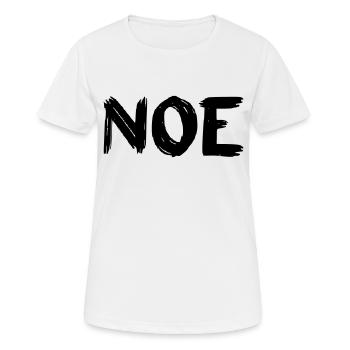 Nein noe Sprüche Lustiges Design - Frauen T-Shirt atmungsaktiv - Weiß - Vorne - AI Model Female 172 dark (172cm)