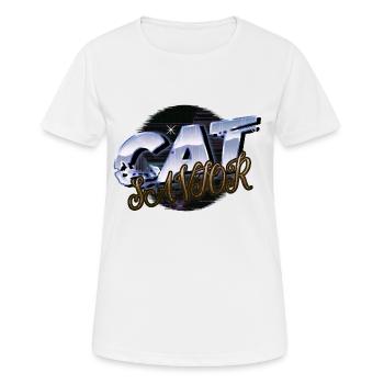 dogs animal print beagle lovers animal love - Frauen T-Shirt atmungsaktiv - Weiß - Vorne - AI Model Female 172 dark (172cm)