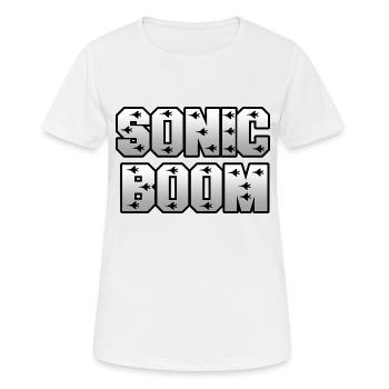 SonicBoom - Women's Breathable T-Shirt - white - Front - AI Model Female 172 dark (172cm)