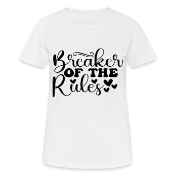Enfreindre les règles - T-shirt respirant Femme - blanc - Devant - AI Model Female 172 dark (172cm)
