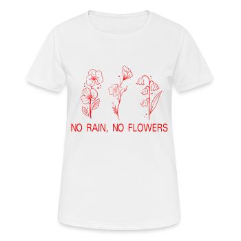Flower Flower Plant - Women's Breathable T-Shirt - white - Front - AI Model Female 172 dark (172cm)