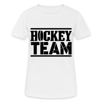 Hockey Team - Women's Breathable T-Shirt - white - Front - AI Model Female 172 dark (172cm)