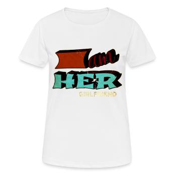 present geek lgbtqi and activist tshirts feminism - Frauen T-Shirt atmungsaktiv - Weiß - Vorne - AI Model Female 172 dark (172cm)