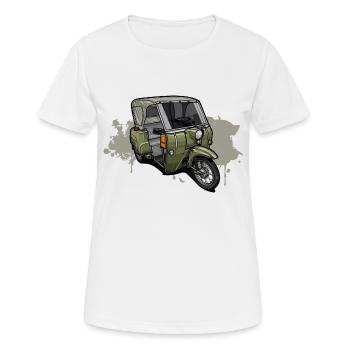Duo DDR Dreirad - Illustration - Frauen T-Shirt atmungsaktiv - Weiß - Vorne - AI Model Female 172 dark (172cm)