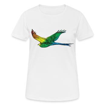 Bird - Women's Breathable T-Shirt - white - Front - AI Model Female 172 dark (172cm)