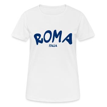 Rome - Rome - Italie - Italie - Italie - T-shirt respirant Femme - blanc - Devant - AI Model Female 172 dark (172cm)