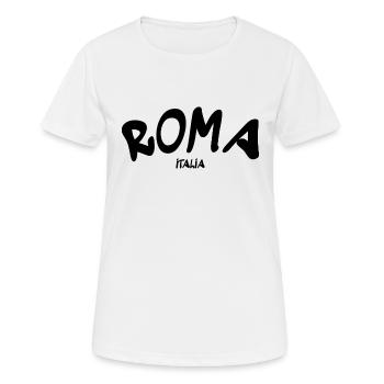 Rome - Rome - Italie - Italie - Italie - T-shirt respirant Femme - blanc - Devant - AI Model Female 172 dark (172cm)