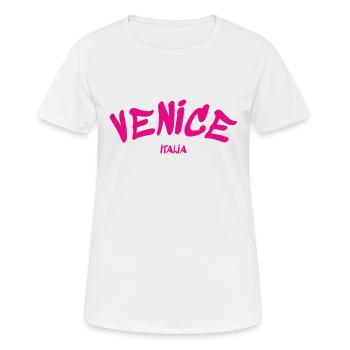 Venice - Venedig - Italia - Italy - Italien - Women's Breathable T-Shirt - white - Front - AI Model Female 172 dark (172cm)