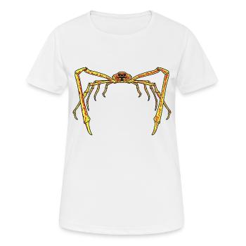 Crabe géant japonais Crabes géants Japon - T-shirt respirant Femme - blanc - Devant - AI Model Female 172 dark (172cm)