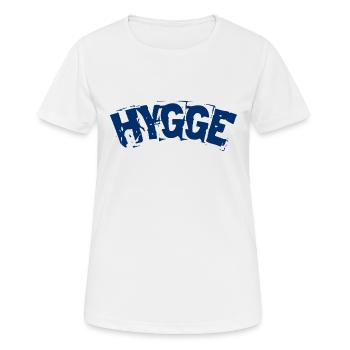Hygge Style de vie scandinave - T-shirt respirant Femme - blanc - Devant - AI Model Female 172 dark (172cm)