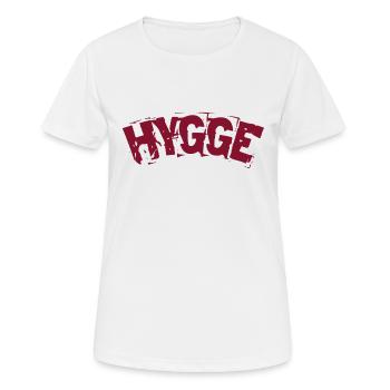 Hygge Style de vie scandinave - T-shirt respirant Femme - blanc - Devant - AI Model Female 172 dark (172cm)