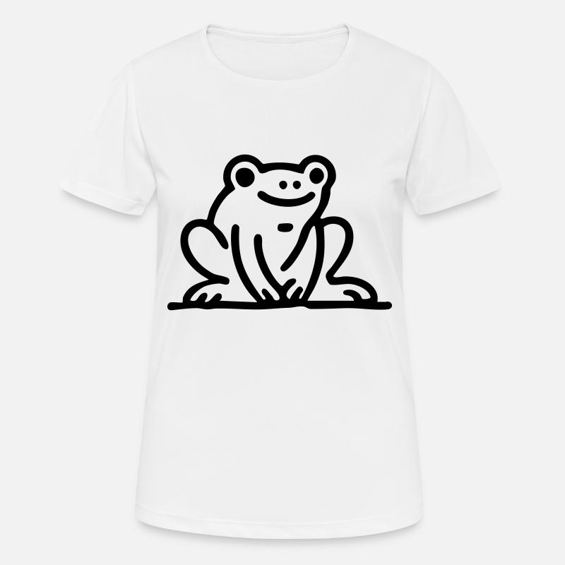 Frog Frog - Women's Breathable T-Shirt - white