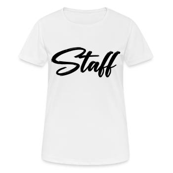 Personnel - T-shirt respirant Femme - blanc - Devant - AI Model Female 172 dark (172cm)