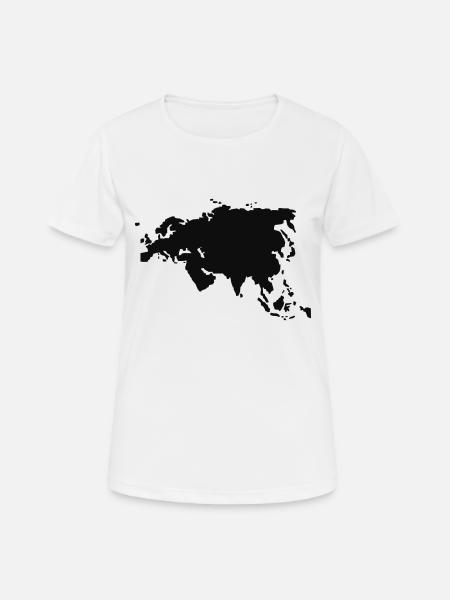 Eurasien - Frauen T-Shirt atmungsaktiv - Weiß