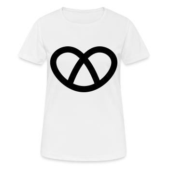 Bredzel - T-shirt respirant Femme - blanc - Devant - AI Model Female 172 dark (172cm)