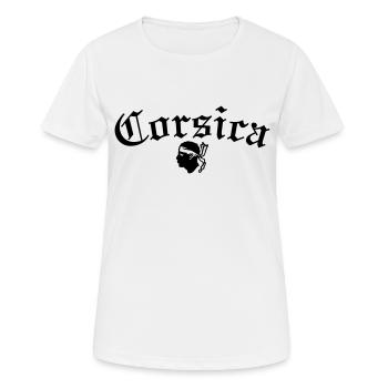 Corsica Style - T-shirt respirant Femme - blanc - Devant - AI Model Female 172 dark (172cm)