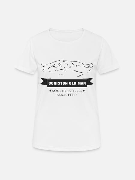 Coniston Old Man - Women's Breathable T-Shirt - white