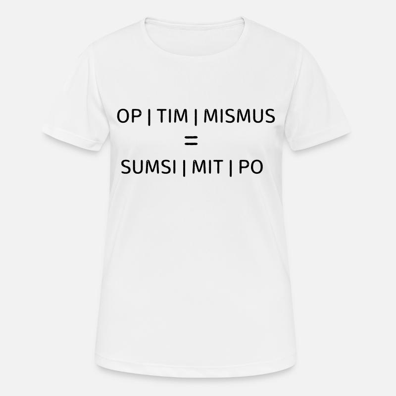 optimism - Women's Breathable T-Shirt - white