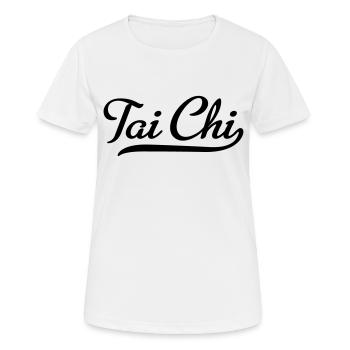 tai chi - Frauen T-Shirt atmungsaktiv - Weiß - Vorne - AI Model Female 172 dark (172cm)