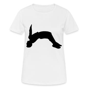 Backflip - T-shirt respirant Femme - blanc - Devant - AI Model Female 172 dark (172cm)