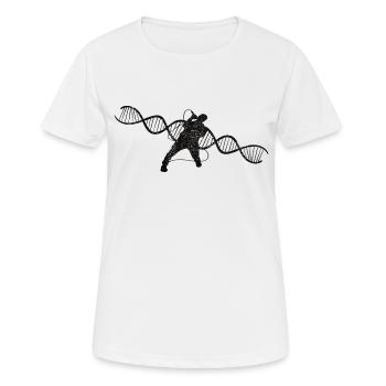Singer Band Hobby singer Musician Singing Vocals - Women's Breathable T-Shirt - white - Front - AI Model Female 172 dark (172cm)