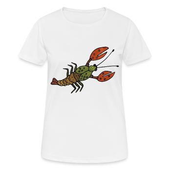 Cancer - Women's Breathable T-Shirt - white - Front - AI Model Female 172 dark (172cm)