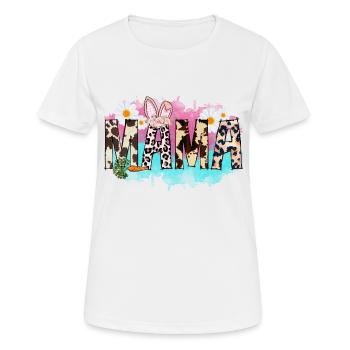 Happy Easter Easter Easter Egg Easter Celebration Easter - Women's Breathable T-Shirt - white - Front - AI Model Female 172 dark (172cm)