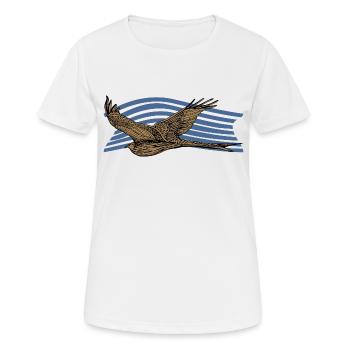 Bird - Women's Breathable T-Shirt - white - Front - AI Model Female 172 dark (172cm)