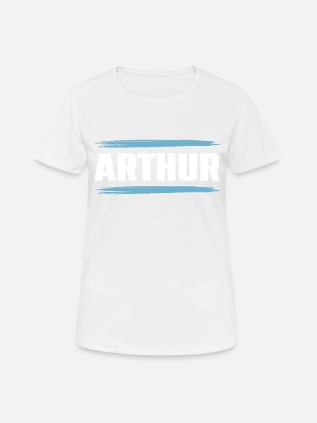 Arthur - T-shirt respirant Femme - blanc