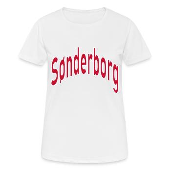 Canton de Sønderborg - T-shirt respirant Femme - blanc - Devant - AI Model Female 172 dark (172cm)