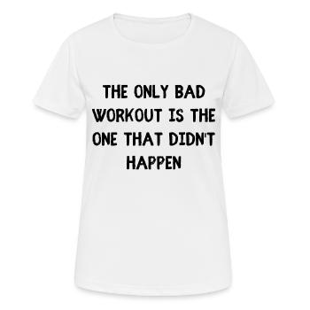 Poor training - Women's Breathable T-Shirt - white - Front - AI Model Female 172 dark (172cm)