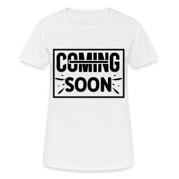 À venir - T-shirt respirant Femme - blanc - Devant - AI Model Female 172 dark (172cm)