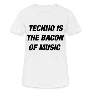 Dancing Dance Music - Frauen T-Shirt atmungsaktiv - Weiß - Vorne - AI Model Female 172 dark (172cm)