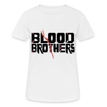 BLOOD - Women's Breathable T-Shirt - white - Front - AI Model Female 172 dark (172cm)