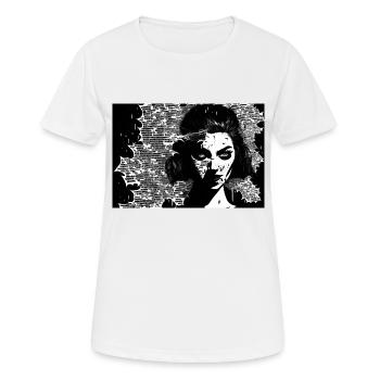 Dreifaltigkeit #1 - Frauen T-Shirt atmungsaktiv - Weiß - Vorne - AI Model Female 172 dark (172cm)
