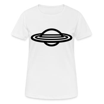 soucoupe volante - T-shirt respirant Femme - blanc - Devant - AI Model Female 172 dark (172cm)